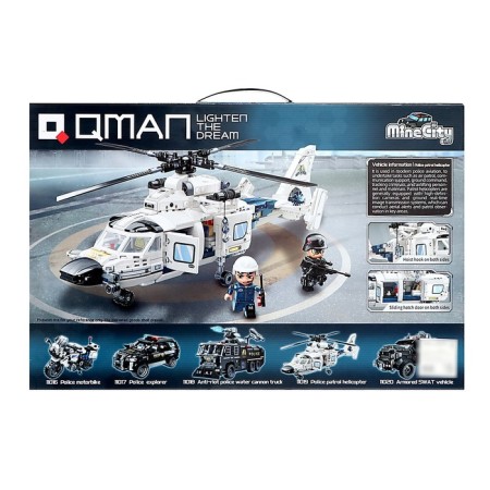 Designer special forces "assault helicopter", 745 parts-5