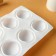 Form for mussa desserts and baking konfinetta “puenti”, silicone, 30 × 18 × 3 cm, 8 cells (6.6 × 3 cm), white color