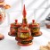 Set for spices "Treika", capacities of 30ml, Khokhloma