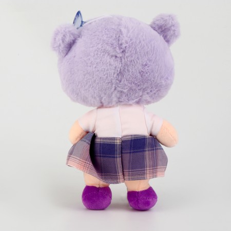 Soft toy "doll" with a clock, 25 cm, yellow color-3