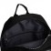 A backpack with a zipper, 5 outer pockets, pencil case, black color