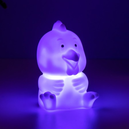 Nightnik "chicken" LED from batteries white 6x6x6 cm Risalux-6
