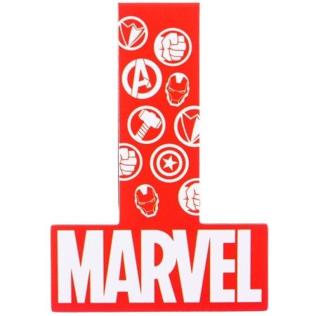A postcard with magnetic bookmarks "Real Hero", Marvel, 3 pcs.-4