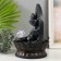 The desktop fountain from the network, backlight "Buddha in gray with jugs" 20x20x30 cm