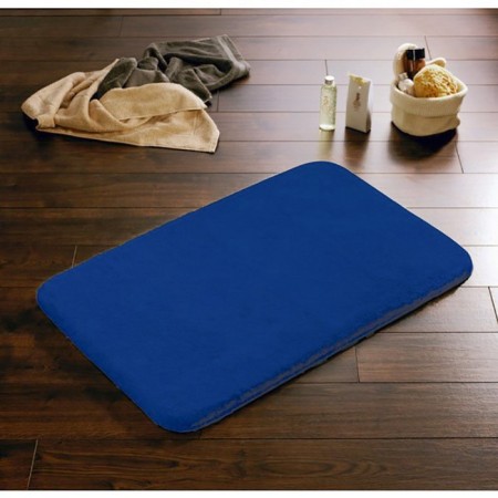 Bathroom mat Istanbul, blue/blue color 60x90 cm-1