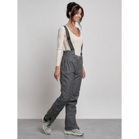 Semi -combinezone ski insulated female winter, size 44, color gray color-2