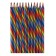 Pencil multicolored, thick, sharpened