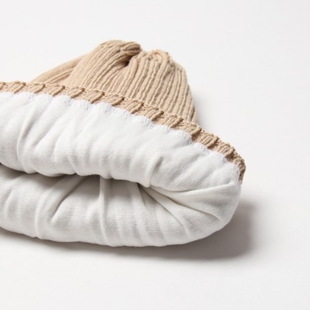 Kit for children (hat, snood) minku rp 54-56, beige color-1