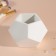Bowlop stand "Pentagon" 11x11x7.5 cm white