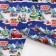 New Year. Packaging paper, 70x100 cm, wheelbarrows