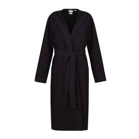 Men's robe with a hood "Hamlet", size m, color black