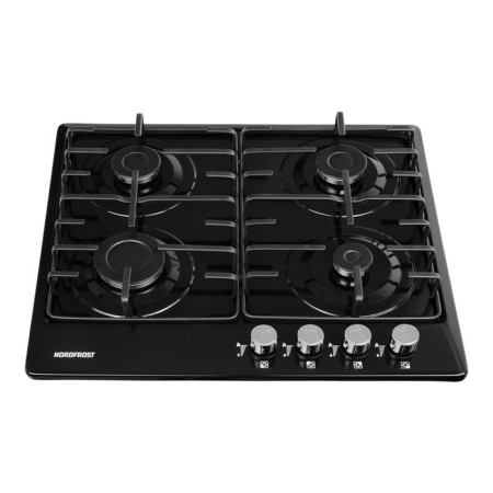 Hon surface NordFrost HS 6040 B, gas, 4 burners, black-2