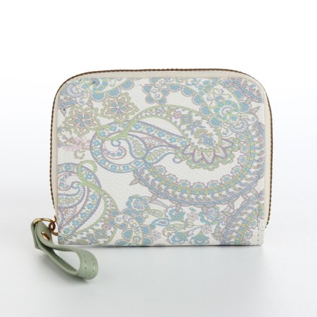 Women's wallet with lightning, white color-1