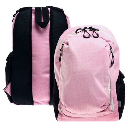 Youth backpack, 44 x 28 x 18 cm, ergonomic back, Calligrata "Teidi" pink-5