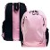 Youth backpack, 44 x 28 x 18 cm, ergonomic back, Calligrata "Teidi" pink