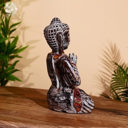 Souvenir "Buddha" Albezia 30 cm-4