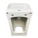Comforty 500p shell, rectangular, suspended, white color