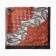 Women's scarf minku 70*70 cm, brick