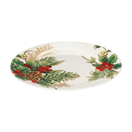 Porcelain dinner lunch share "Christmas", d = 25.5 cm-1