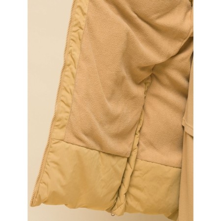Coat for girls, height 110 cm, beige color-10