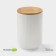 Porcelain Bank for bulk products Bellatenero, 700 ml, D = 10.5 cm, white color