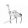 FAUZT FZS-W24 bath mixer, single-leaf, pour 330 mm, watering can, white