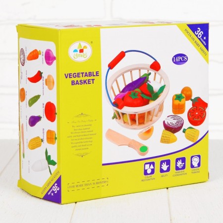 Game set "Vegetables in the basket", 14 vegetables: 5.5 × 5 cm-3