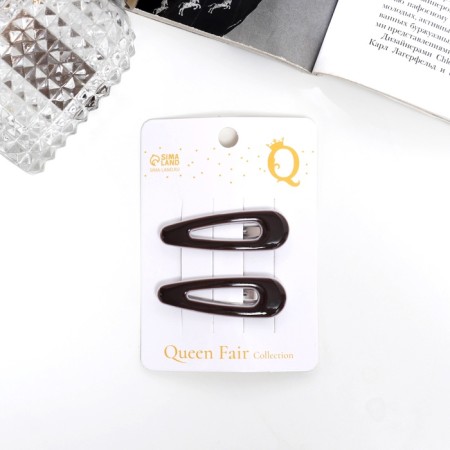 Invisibility for hair "Venus" (set 2 pcs) style, 5 cm, brown-2