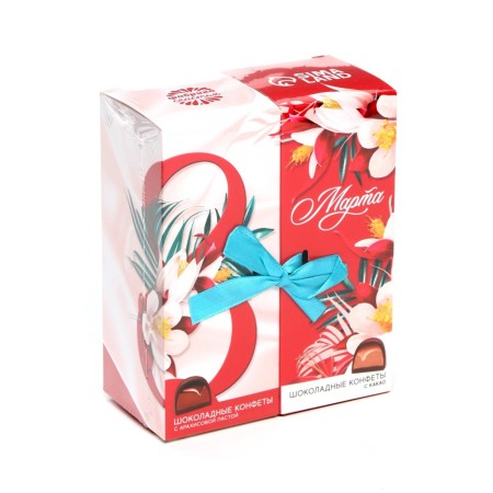 Confles "March 8", tastes: peanut paste, cocoa, 200 g.-6