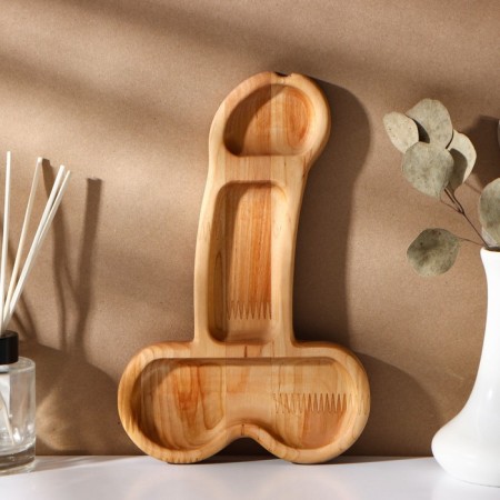 Serve dish "l", in a gift box, birch, 25 × 16.5 × 1.7 cm-2
