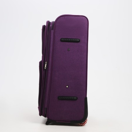Big suitcase 28 ", a lightning department, code castle, 3 wheels, 2 external pockets, purple color-3