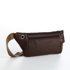 Waist bag, and/k, 30*1.5*10 cm, lightning department, 2 n/pocket, brown