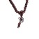 Decoration in the car interior, "node of happiness", 108 beads, wood, dark cherry