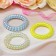 Hair elastic band "spring" overflow, mix