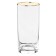 A set of water glasses, decor “Gold Gold”, 350 ml x 6 pcs.