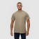 T -shirt male, khaki color/print mix, size XL