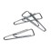 Office clips Globus, 100 pcs., 31 mm, galvanized, with a bent edge