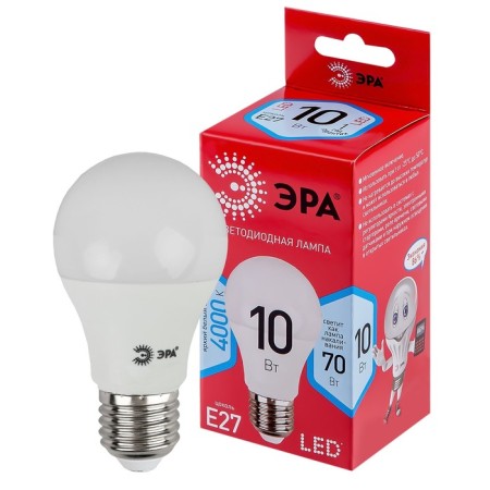 LED LED era Red Line “GRUSH”, 10 W, E27, 800 lm, 4000k, white glow-2