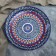 Largan Rishtan ceramics "Patterns", 28 cm, blue, mix