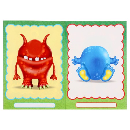 A book with the stickers “Create your monster. Klisaroshka "-1