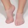 Socks for pedicure, silicone, size S, pink color