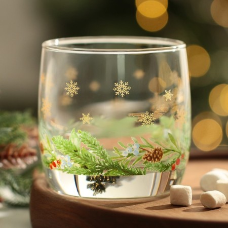 New Year! New Year's glass glass "Winter bouquet", 310 ml-2