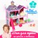 House for dolls "Fairytale life on the villa" with a doll, pets and accessories