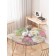 Tables on the table “Flower picture”, round, oxford, elastic band, size 120x120 cm, diameter 75-100 cm