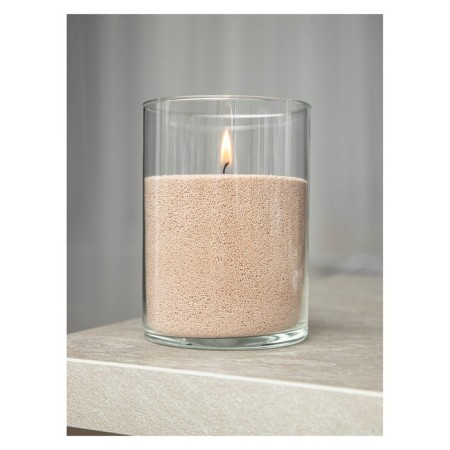 Candle in the Roscandles granules beige in PET 300 g + wicks-2