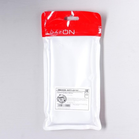 Luazon cover for iPhone 12/12 Pro, with compartments for cards, leatherette, red-6