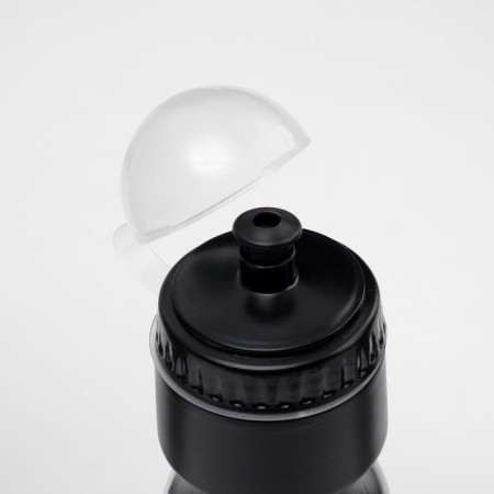 Bicycle bottle, 750 ml, "Master K.", with fastening, black-3