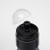 Bicycle bottle, 750 ml, "Master K.", with fastening, black