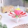 Candle for Cake Musical "Tulip", red, 12 × 5 cm