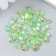 Decor for creativity Plastic "elongated crystal" set of 60 pcs green 0.8x0.6 cm